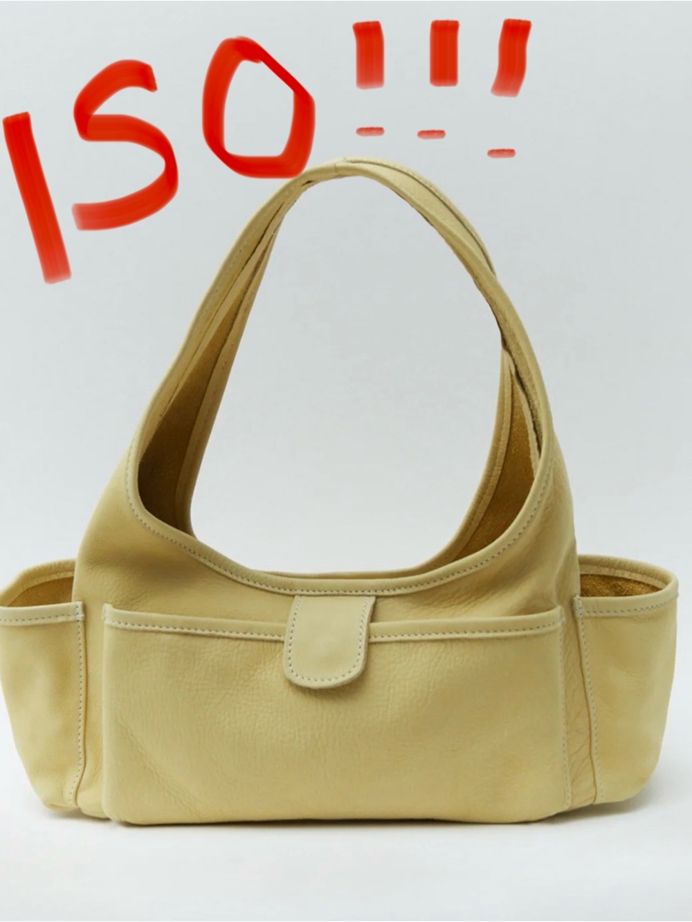 ISO ‼️ - Paloma Wool Sakura leather shoulder bag in yellow